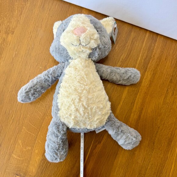 JELLYCAT London Tuffet Cat 12" NEW Soft Plush Stuffed Animal Toy Retired NWT - Picture 8 of 8